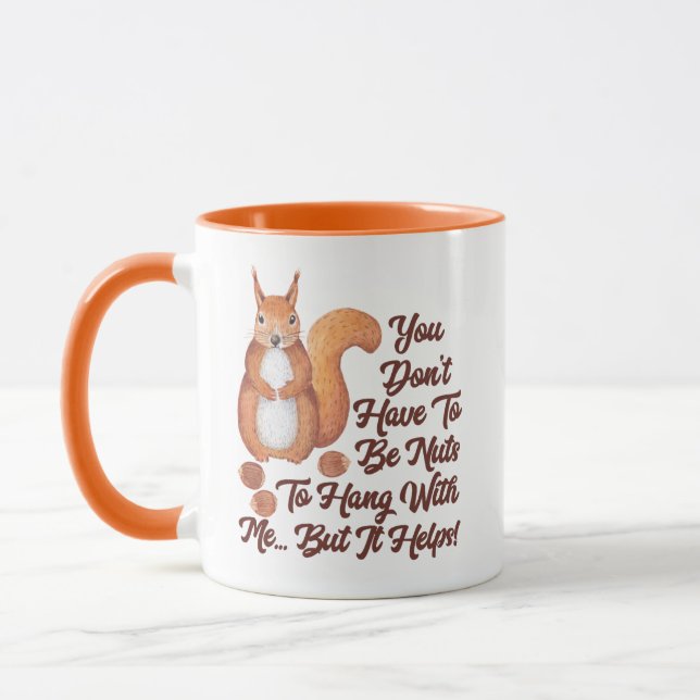 Taza La ardilla acuática otoñal no tiene que ser nuez (Izquierda)