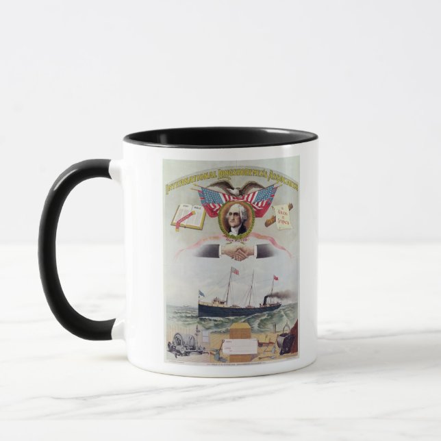Taza La asociación de los obreros portuarios (Izquierda)