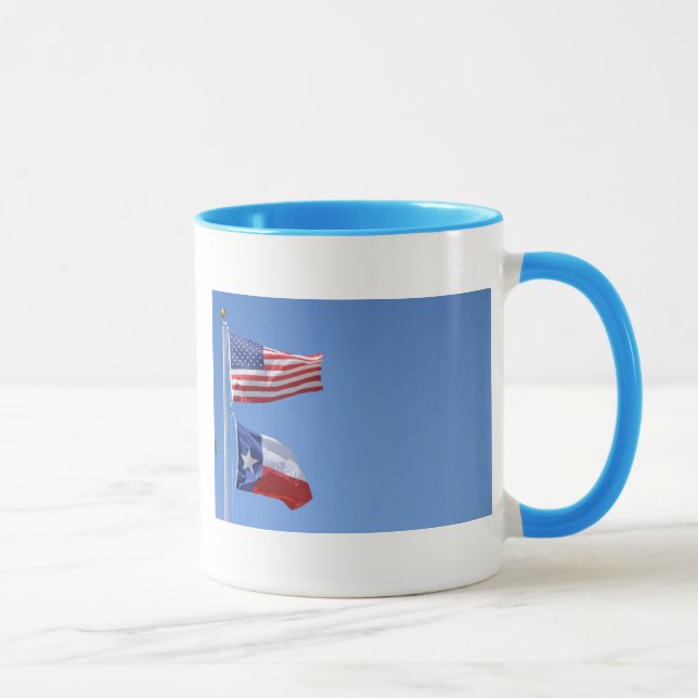 Taza La bandera americana señala rayas de las estrellas (Derecha)