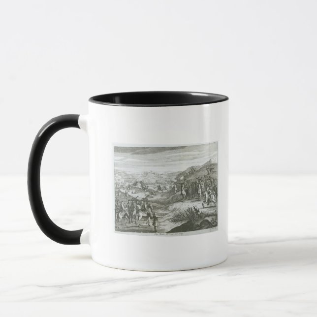 Taza La batalla de Edgehill, el 23 de octubre de 1642 (Izquierda)