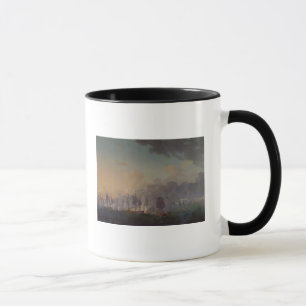 Taza La batalla de Louisbourg el el 21 de julio de 1781