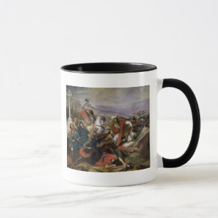 Taza La batalla de Poitiers, ganada por Charles Martel