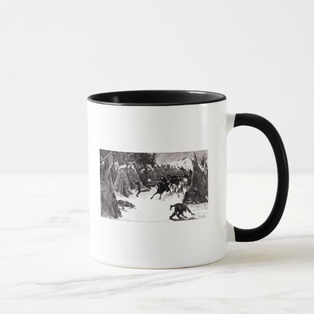 Taza La batalla del Washita (Derecha)