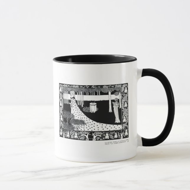Taza La Beale Isoud en Gard feliz, ilustracion de ' (Derecha)