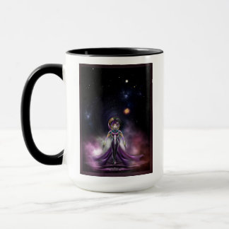 Taza La Belleza De Trilia Fractal Art Retrato