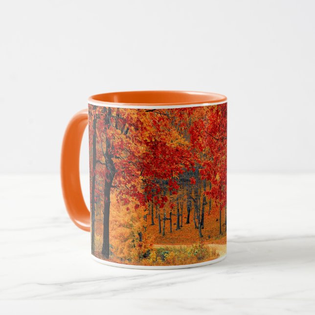 Taza La belleza del otoño (Anverso izquierdo)