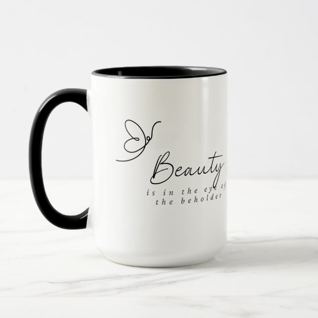 Taza La belleza está en el ojo del observador (Izquierda)