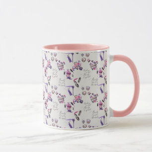 Taza La belleza viene del modelo interior