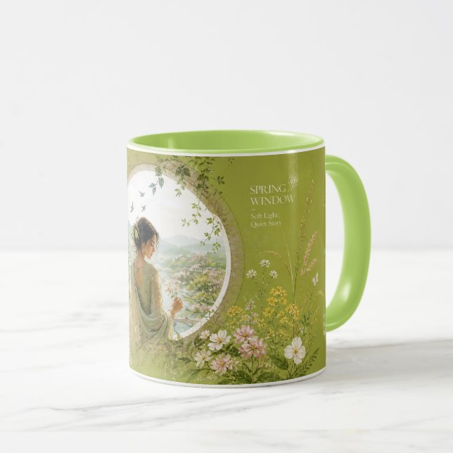 Taza La belleza vive en (Anverso derecho)