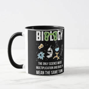 Taza La Biología Es La Única Ciencia Donde La Multipl