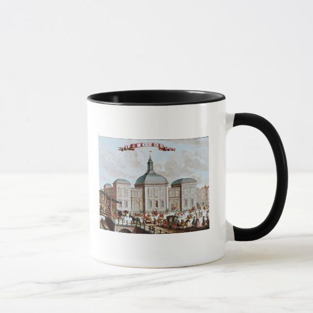 Taza La bolsa de acción, Amsterdam, 1743 (Derecha)