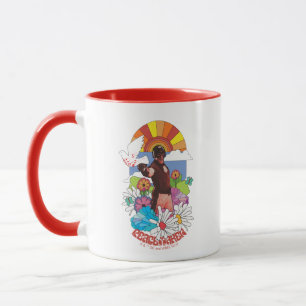 Taza La brigada suicida Flores pacificadoras y sol
