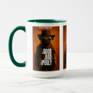 Taza La buena la mala y la pugly parodia de película