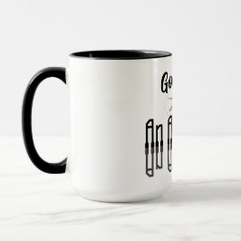 Taza La buena vida es una actitud negra y blanca