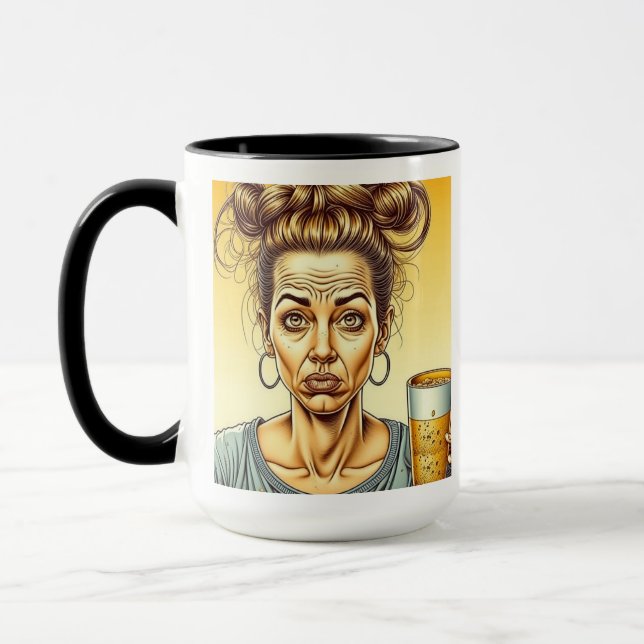 Taza La cafeína es buena, la cerveza es mejor (Izquierda)