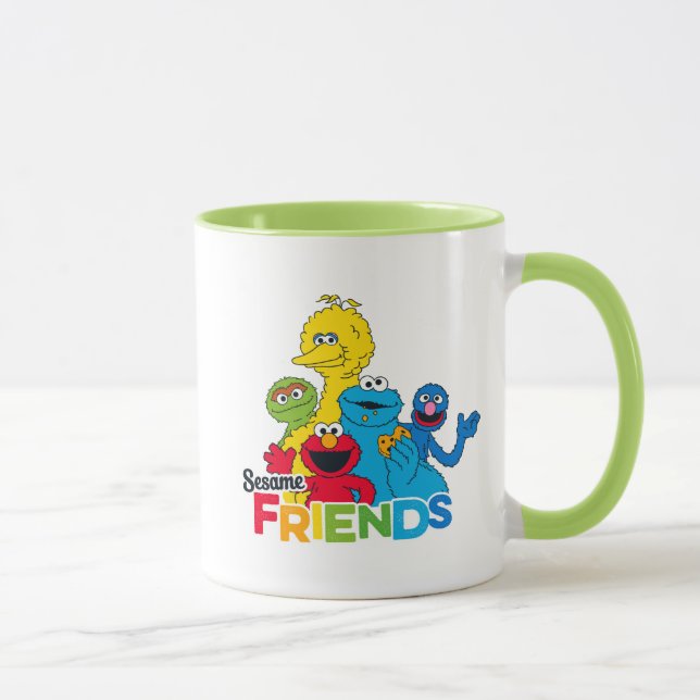 Taza La calle de Sesame | Amigos de Sesame (Derecha)