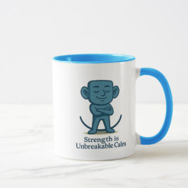Taza La calma dura es inquebrantable - Mug motivacional