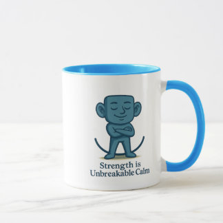 Taza La calma dura es inquebrantable - Mug motivacional