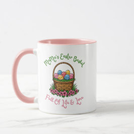 Taza La canasta de Pascua de Ma