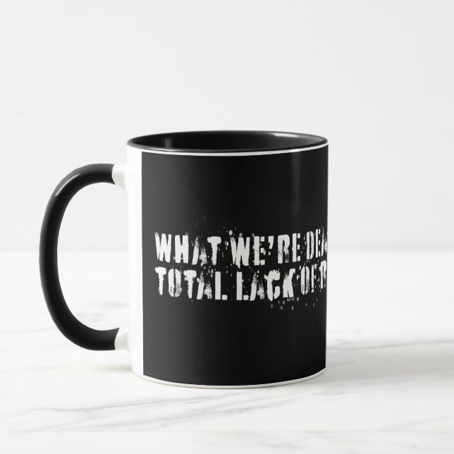 Taza La canción prodigiosa de PWEI "legal" (Izquierda)