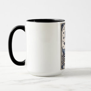 Taza La Carta de Tarot del Esqueleto Jugador