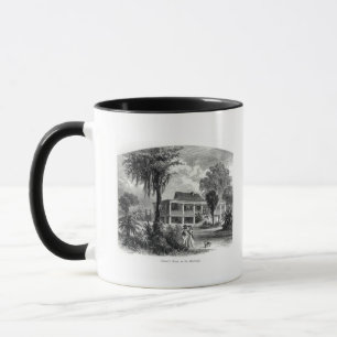 Taza La casa del plantador en el Mississippi