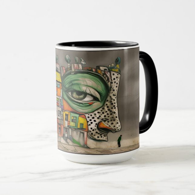Taza La casa no está impresionada (Anverso derecho)