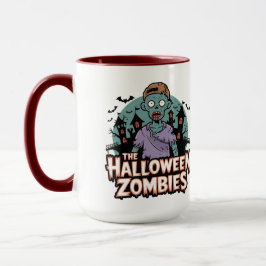 Taza La casa zombie de Halloween