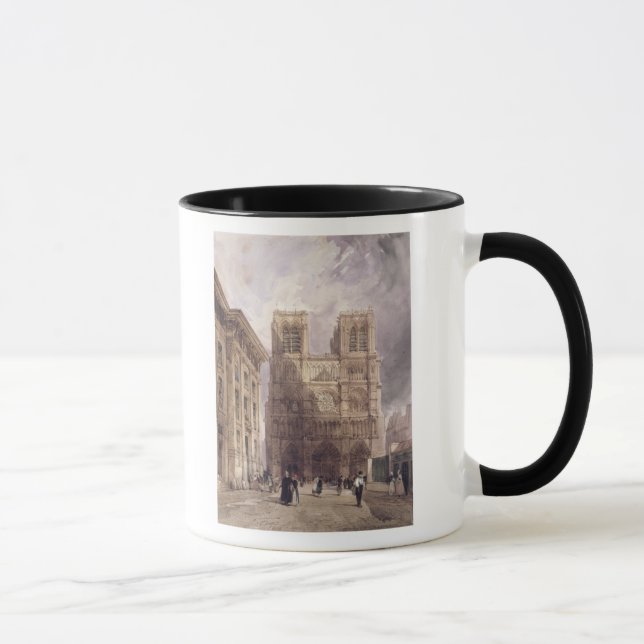 Taza La catedral de Notre Dame, París, 1836 (Derecha)