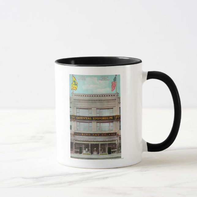 Taza La Caza de Grasa, el Emporio Oriental (Derecha)