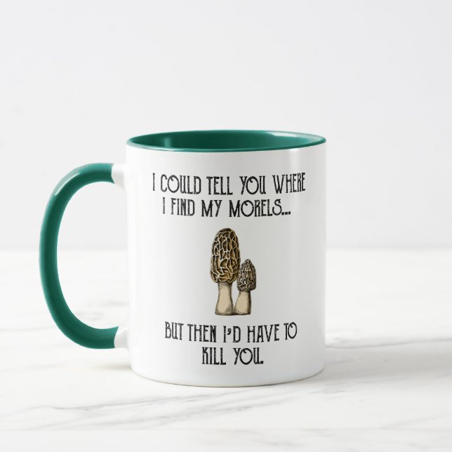 Taza La caza del hongo Morel (Izquierda)
