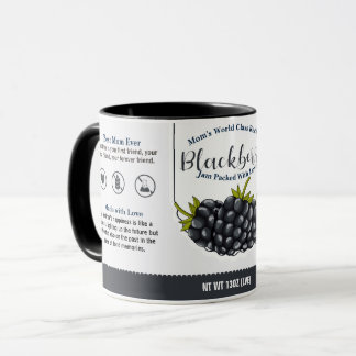 Taza La clase mundial de mamá Blackberry Love Jam Mug