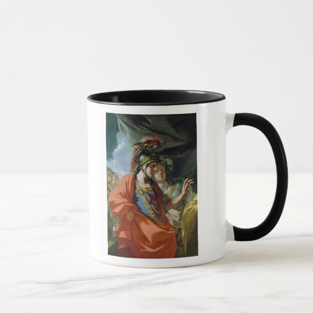 Taza La clemencia de Alexander el grande (Derecha)