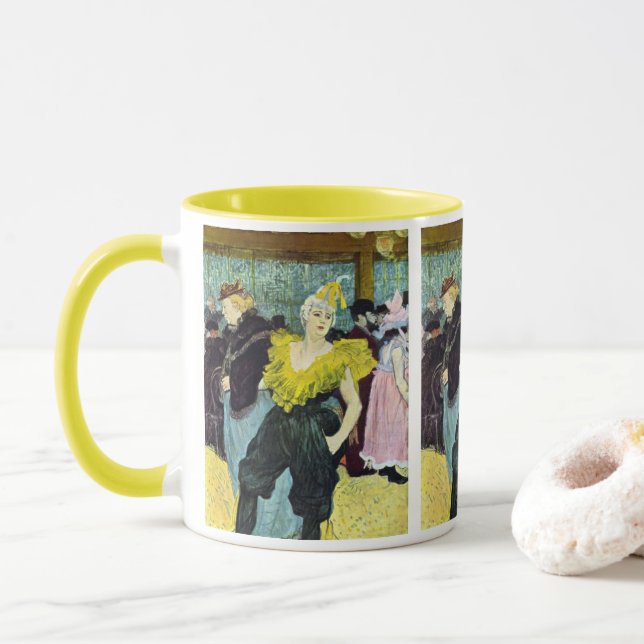 Taza La Clownesse (Payaso) Cha-U-Kao de Toulouse Lautre (Con donut)