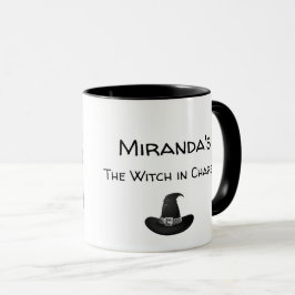 Taza La cocina de la bruja la magia personaliza el nomb