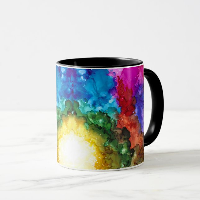 Taza La colorida realidad de la vida (Anverso derecho)