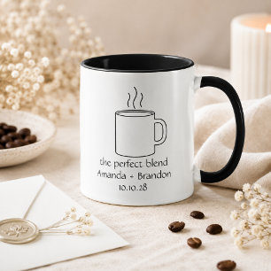 Taza La Combinación Perfecta Dibujo de Línea Boda