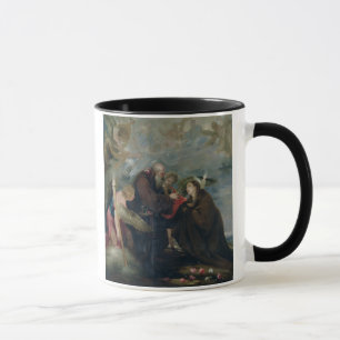 Taza La comunión del St. subió de Viterbo (la Virgen)