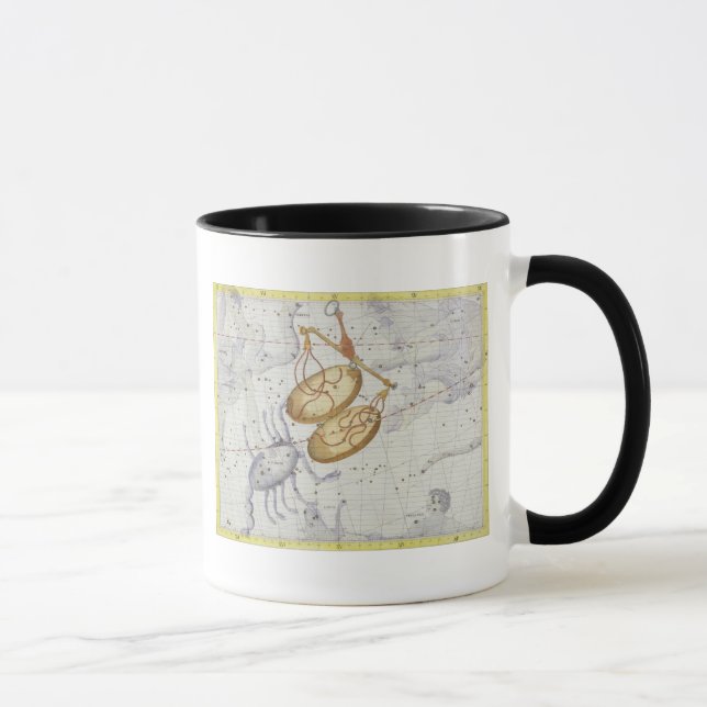 Taza La constelación de libra, platea 7 del 'atlas (Derecha)
