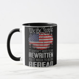 Taza La Constitución de la Bandera de Estados Unidos ne
