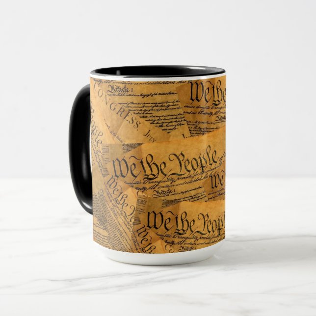 Taza La Constitución de los Estados Unidos (Anverso izquierdo)