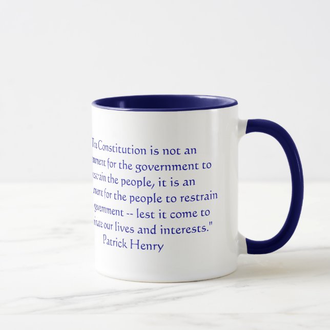 Taza La constitución no es un instrumento para el gove (Derecha)