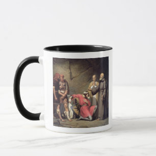 Taza La conversión de Roberto, duque de Normandía,