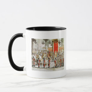 Taza La coronación de Leopold II en Bratislava