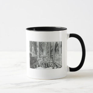 Taza La coronación de rey James II c.1685
