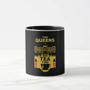 Taza La coronación real del té de Queens