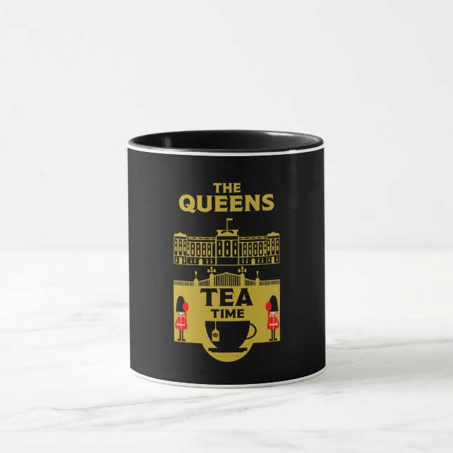 Taza La coronación real del té de Queens (Centro)
