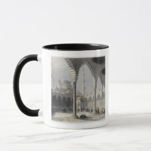 Taza La corte de la mezquita del sultán Achmet,
