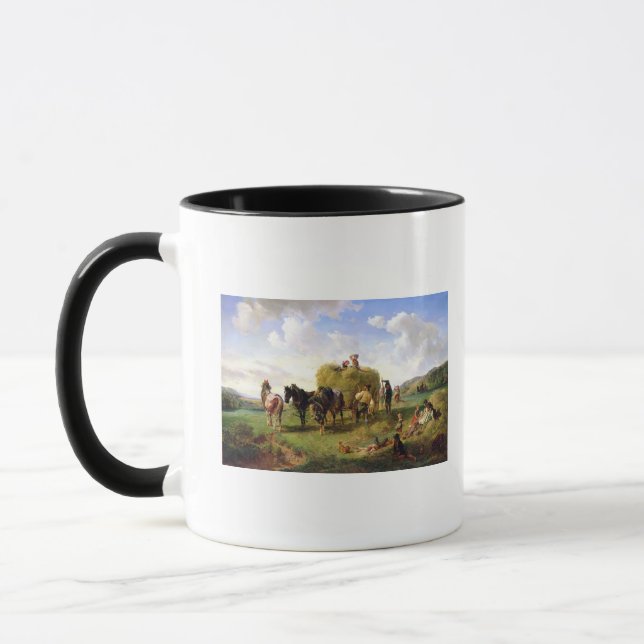 Taza La cosecha del heno, 1869 (Izquierda)