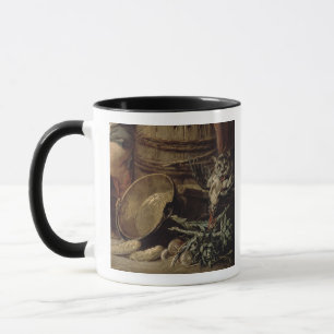Taza La criada hermosa de la cocina
